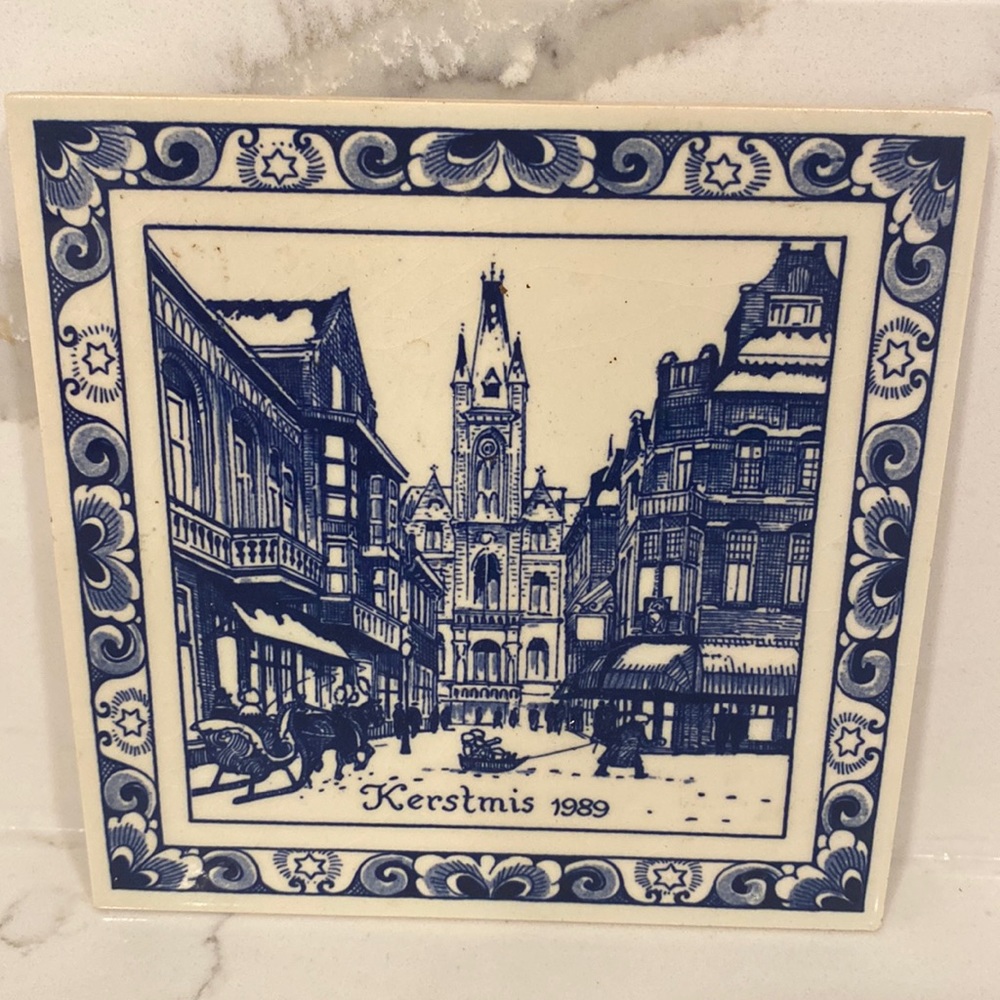 Delfts Schoonhaven Holland Handmade Tile